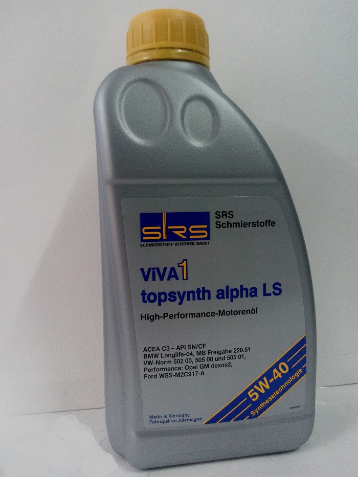SRS ViVA 1 topsynth alpha LS SAE 5W-40  1