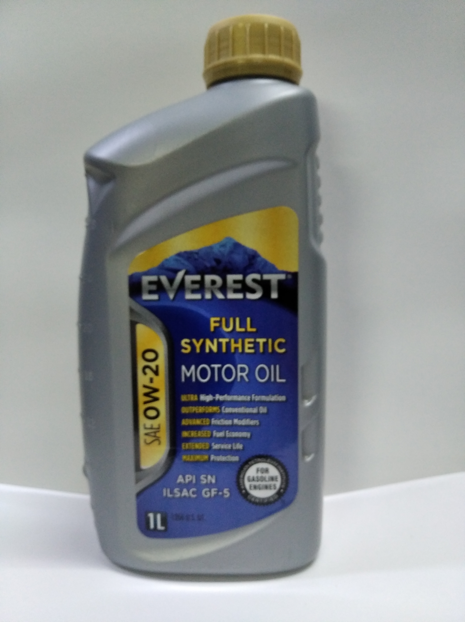 EVEREST SAE 0W20 FULL SYNTHETIC MOTOR OIL 1